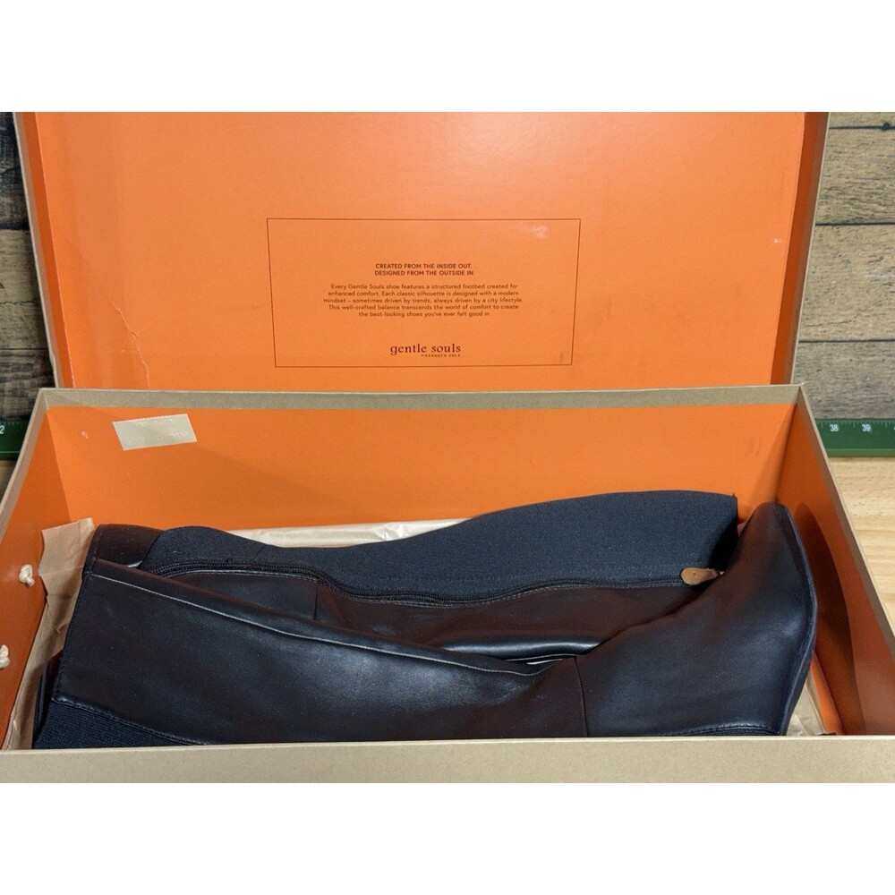 🔥Gentle Souls by Kenneth Cole Women's Emily Tall 5050 Size 6.5 Black $279 - Picture 13 of 16